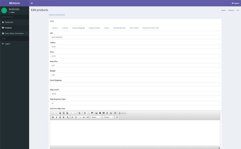 Odin Car Parts Admin Panel