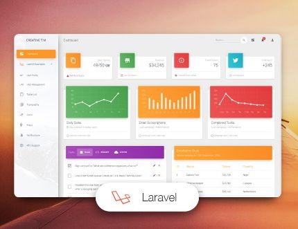 Material Design + Laravel = Free Starter Kit